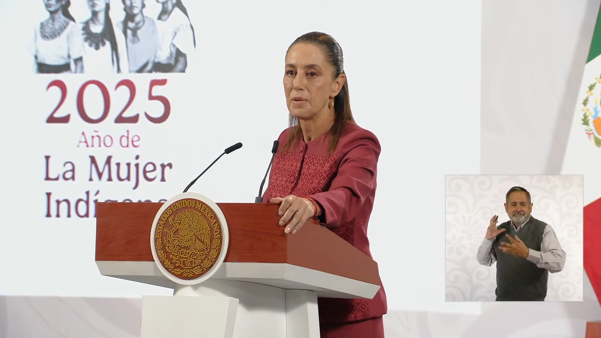 Foto: Conferencia de prensa matutina. Lunes 24 de noviembre 2025 _ Presidenta Claudia Sheinbaum