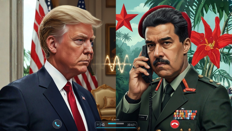 Foto: Llamada de Donald Trump y Nicolas Maduro - The New York Times