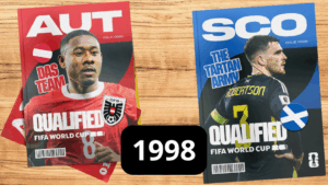 Foto: Portadas de 1998 Mundial Francia Clasificación Austria Escocia