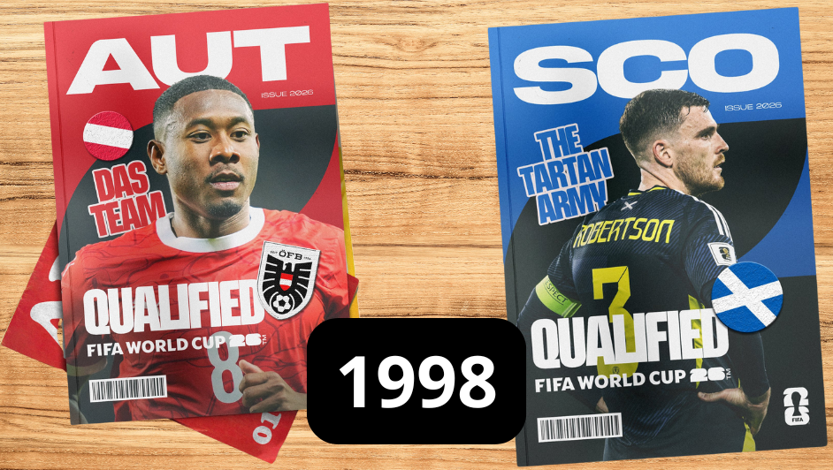 Foto: Portadas de 1998 Mundial Francia Clasificación Austria Escocia