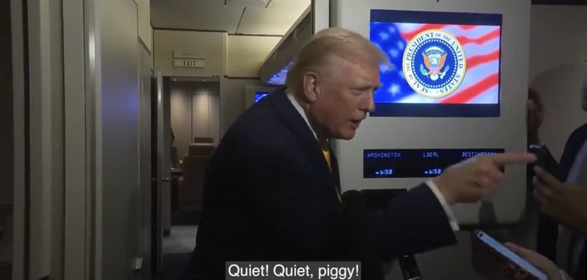 Foto: Video de TRUMP insultando a una periodista: "Cállate, cerdita"