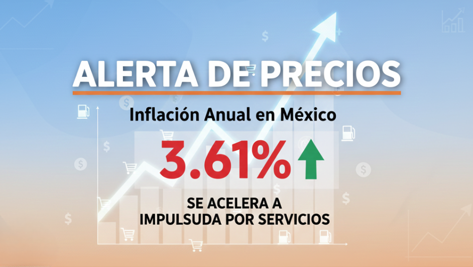 Foto: Inflación del 3.61% mx