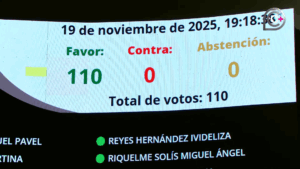 Foto: Sesión vespertina de la Cámara de Senadores, del 19 de noviembre de 2025