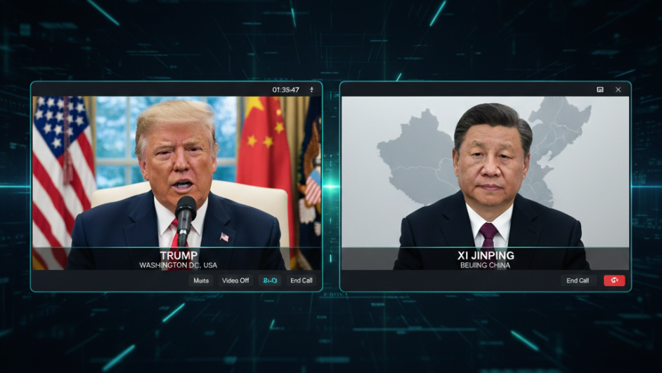 Foto: Trump Xi Jinping en llamada telefónica discuten Ucrania y Taiwán en atípica maniobra diplomática.