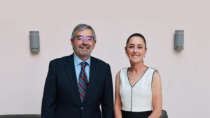Foto: juan ramon de la fuente y claudia sheinbaum