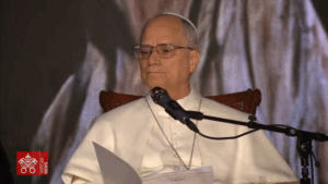 Foto: Beirut, Lebanon, Ecumenical and Interreligious Meeting, December 1, 2025, Pope Leo XIV