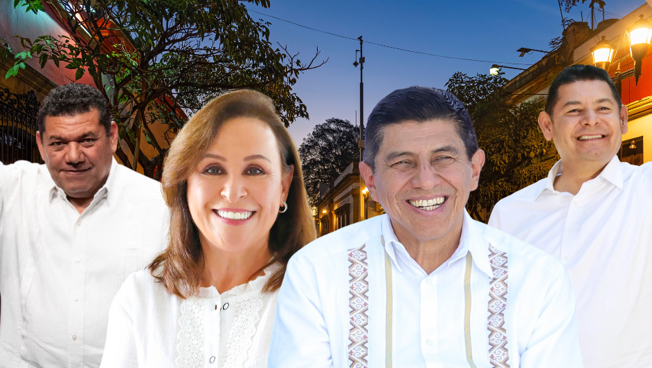 Foto: Gobernadores del Sureste invitados- Tercer Informe del Gobernador Salomón Jara Cruz