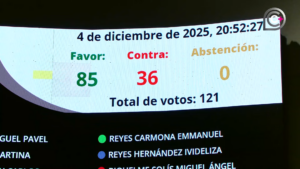 Foto: Segunda parte de la sesión de la Cámara de Senadores, del 4 de diciembre de 2025